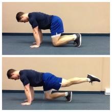 Keep ankles together throughout entire movement. Perform 1x a day 2set 15reps. 1 sec.
