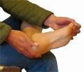 hold Plantar Stretch Stand with foot against the wall and the toes pointing straight up and slowly