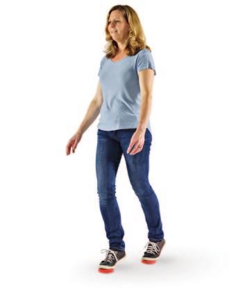 Exercise 6 Twist The discs are hip-width apart and parallel. Choose your preferred standing position (as described on page 2).