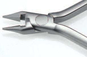 The groove ensures a no-slip grip. 205-305 18 21 Light Wire Pliers Precision tapered beaks allow intricate bends and loops in archwires up to.020" (.51mm).