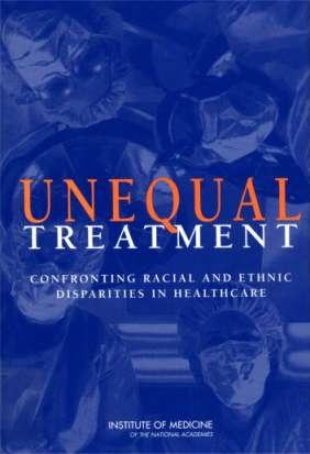 Health Disparities: Populations at Risk Racial and ethnic minorities tend to receive a lower quality of healthcare than