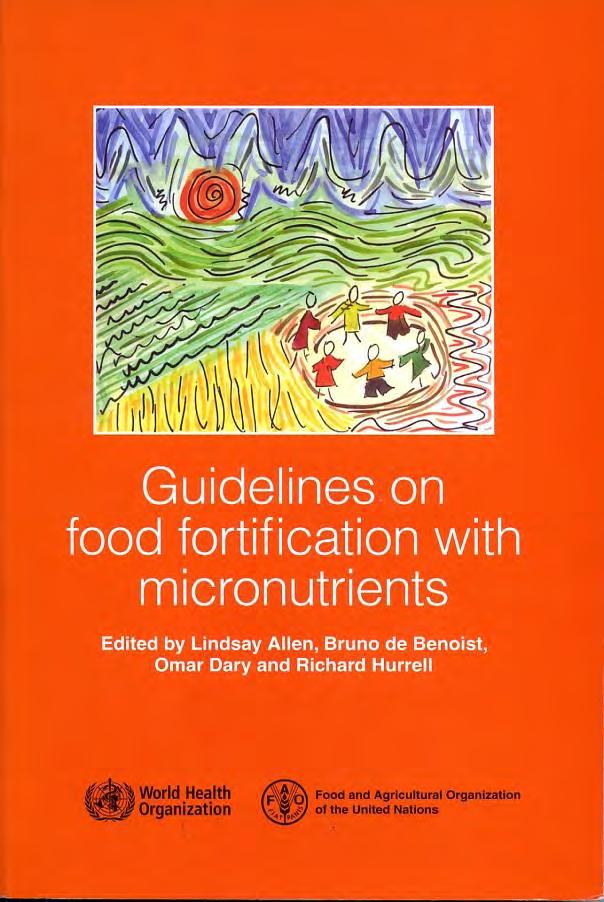 WHO/FAO Guidelines Book and CD 2006 WHO/FAO