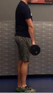 perpendicular to your shin. Pressing into the ground with your back leg, raise yourself back up into a standing position.