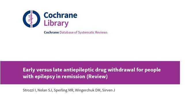 There is not enough evidence to show the best time to withdraw antiepileptic drugs in adults with epilepsy who are