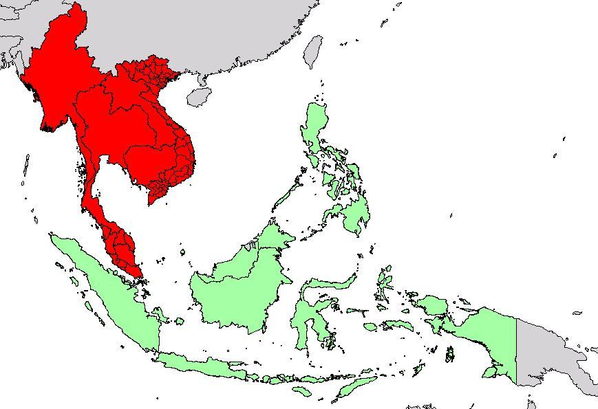 FMD Status in South East Asia (pool 1) * Serotype O - SEA/Mya98 - ME-SA/Ind 2001d * Serotype A ; ASIA/Sea-97 * Serotype Asia1: ASIA/ Gr.
