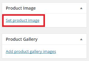 34. Sekarang, beralih pula kebahagian disebelah kanan. Dibahagian Product Image, klik Set product image untuk masukkan gambar produk anda.