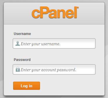 Login ke Cpanel dengan memasukkan username dan password anda.