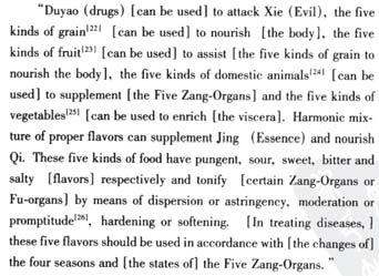 Treatment flavor for organs Principle: contradictive to its tendency tonify, follow its tendency reduce Liver tends to distribute: use pungent to smooth and distribute, use sour to reduce Heart tends
