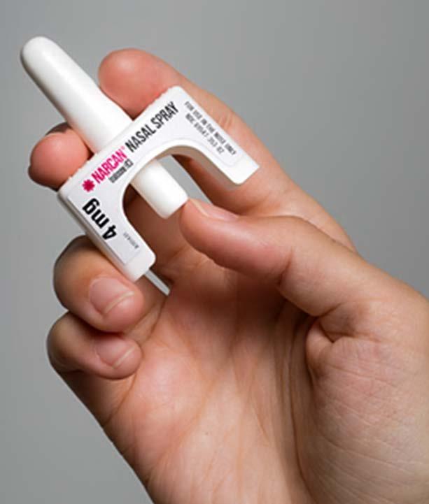 Narcan Nasal Spray by Adapt Pharma November 18, 2015 the FDA granted fast-track designation and priority review for Narcan nasal spray Administering the drug in one nostril delivered