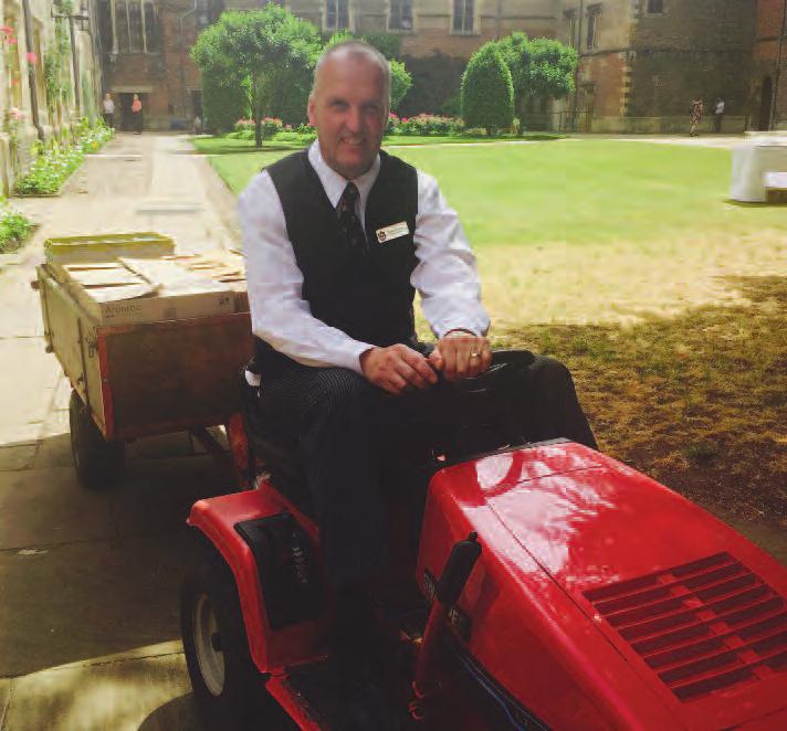 profile I Jesus College Annual Report 2017 45 a life in the day of our college butler stephen sayers came to jesus college after serving 22 years i in the royal air Force, which i enjoyed immensely.