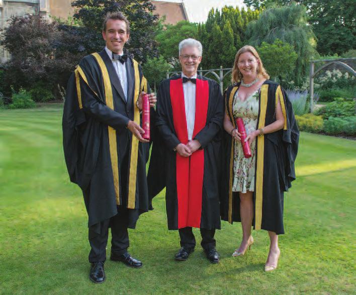 86 college news I Jesus College Annual Report 2017 Professor Peter Frankopan (1990) and Jessica Sainsbury (1989) at their admission as St Radegund Fellows this year we have only one staff move to