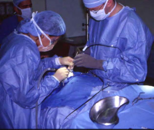 an acute surgical problem requiring restoration