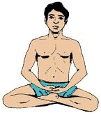 Siddhasana (adept's pose) The shape of this asana is like a lion, hence the name 1. Sit erects with the spine straight. 1. Stretch out the legs. 2.