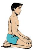 Vajrasana (Adamantine pose) and suptavajrasana There is a vajra nerve in the body. By controlling that nerve through this asana, personal vigour isincreased.