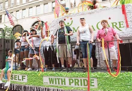 LGBTQ Pride March on June 25 th in Manhattan.