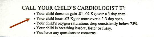 Oxygen sat, weight, and enteral intake