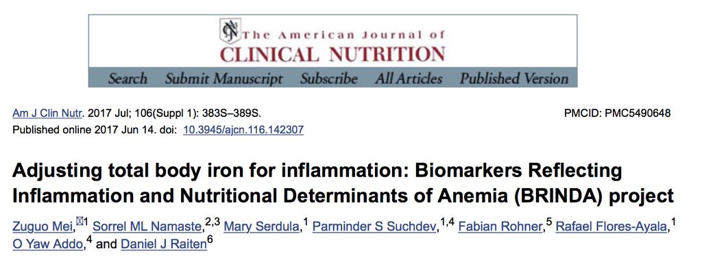 Complex Interactions Between Inflammation and Nutrition The prevalence of low TBI is underestimated if it is