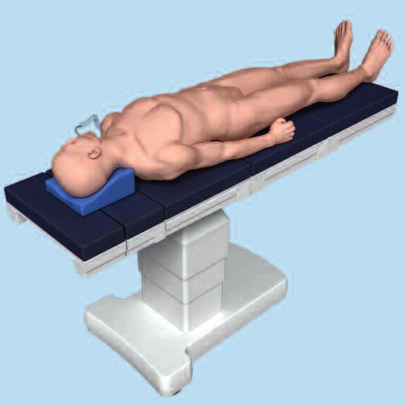 2 Postition and prepare patient Position the patient in a supine position on a radiolucent operating table.