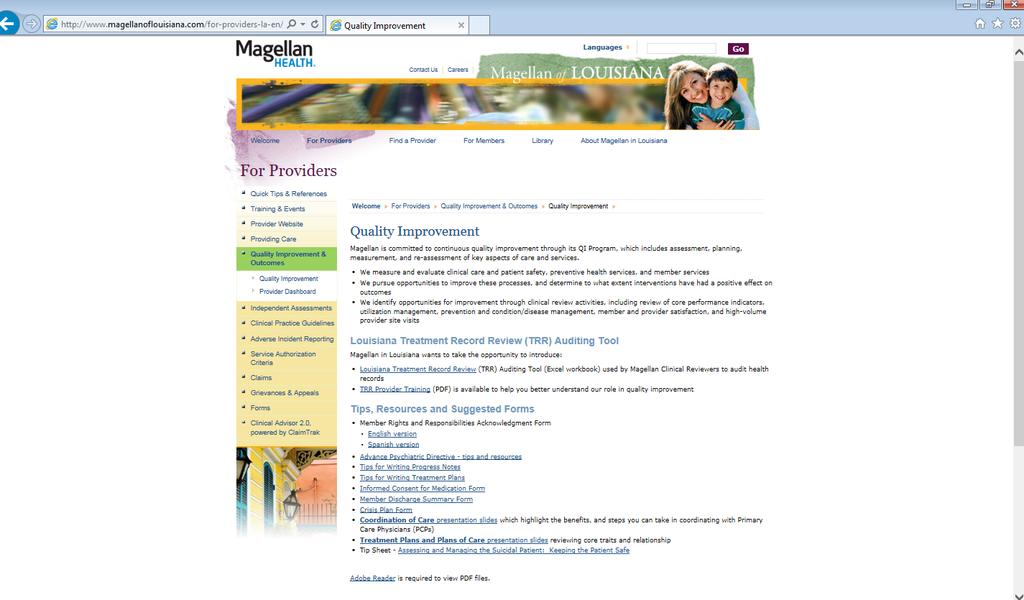 Magellan f Luisiana Quality Imprvement Webpage Dn t frgt t check ut the webpage fr