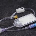 NS or D5W r Infusion set and STERILE, NON-PYROGENIC, LOW-PROTEIN BINDING FILTER (pore size, 0.2-1.