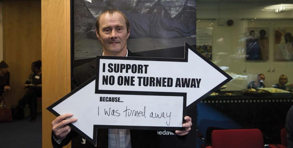 CAMPAIGNING Ending homelessness takes more than changing individual lives.