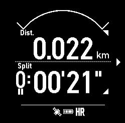To record laps automatically, select AT Lap from the Settings screen, and select a time or distance at which to begin recording laps.