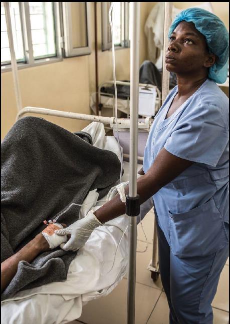 MSF Hospital: Kinshasa Inpatient study, 2015-2017 Over 2,000 patients Median CD4 count: 84 (IQR 26-244) Inpatient mortality: 26% per admission Over