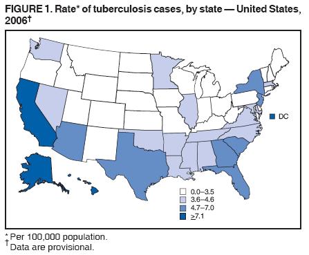 Trends in Tuberculosis Incidence United States, 2006 Latent Tuberculosis Infection (LTBI) Infection without disease.