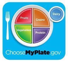 My Plate My Plate- Visual model for healthy eating habits that encourages