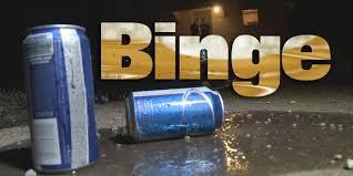 Binge drinking It also includes binge drinking - a pattern of drinking where a male consumes five or more drinks within