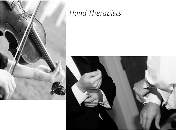 Hand Therapists References matter Cooper, C. (2014). Fundamentals of hand therapy: Clinical reasoning and treatment guidelines for common diagnoses of the upper extremity (2 nd ed.). St.
