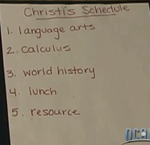 To Do Schedule