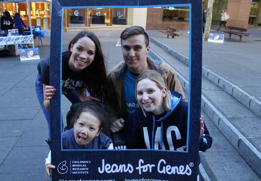 Jeans for Genes Jeans for Genes began in 1994 as a fundraising campaign to directly support the work of the scientists at Children s Medical Research Institute.