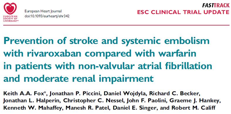 Available now online from European Heart Journal