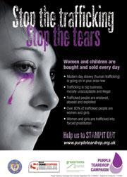 Purple Teardrop Campaign Soroptimist International, Crimestoppers, various local police authorities and other NGOs and CSOs Country: United Kingdom Purple teardrop is a wide-reaching, UK wide