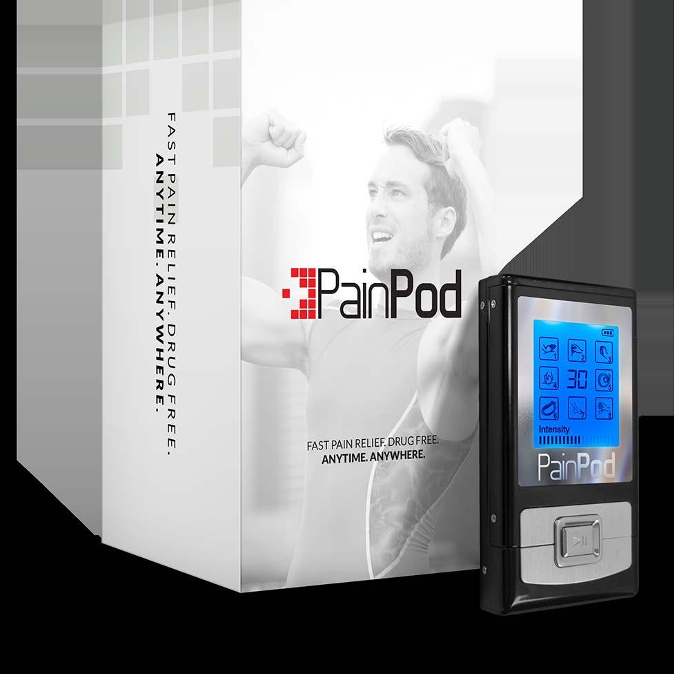 4 PAINPOD XPV FEATURES PainPod XPV is a lightweight, compact and versatile device featuring 8 treatment modes with combinations designed to mimic the effects of conventional massage, acupuncture and