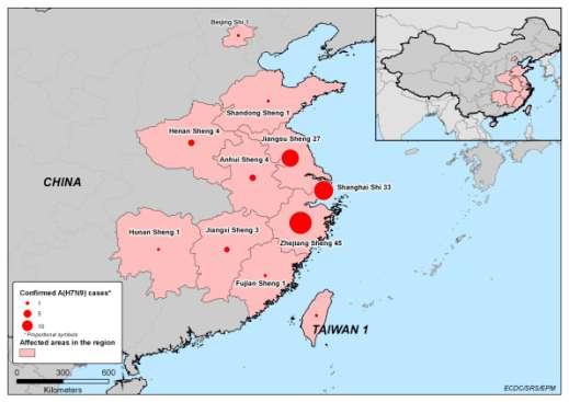 Avian Influenza Infections in Humans 2013: China (H7N9)