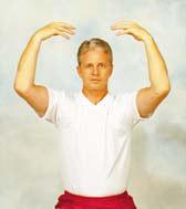 Hands over head wrist stretches This set of stretches is for general loosening of the muscles of the arms.