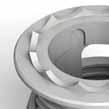 Modular end caps have a wide footprint to prevent subsidence and to help maintain stabilization of the