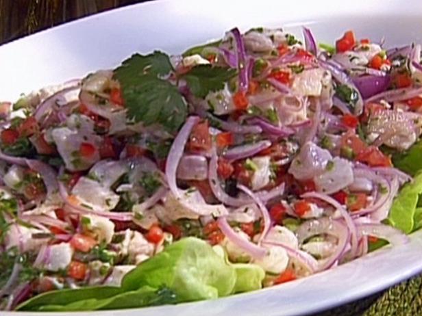 Macromolecular Structures and Bonds Ceviche is prepared by marinating fresh raw fish in citrus juice for several hours, until the flesh becomes opaque and firm, as if cooked.