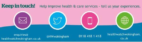 What next? Healthwatch Wokingham is liasing with service providers and commissioners to discuss their responses to these recommendations.