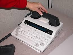 Telephone Typewriter (TTY) This device is also