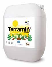 The rest of the composition is the same as for the Terra- Sorb Complex. Foliar spray: various applications every 7-15 days at 3-6 ml/l or 3-6 L/ha.