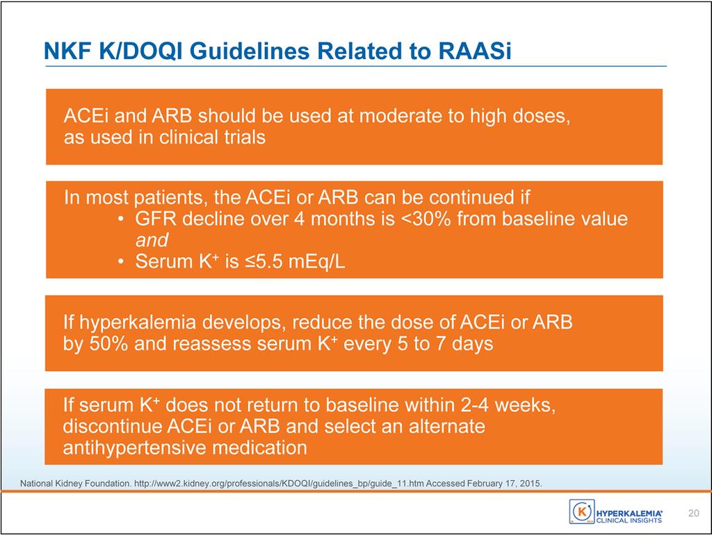We previously reviewed the RENAAL and IDNT studies, which contain some of the key evidence that drives the recommendations seen in guidelines such as the K/DOQI guidelines from the National Kidney