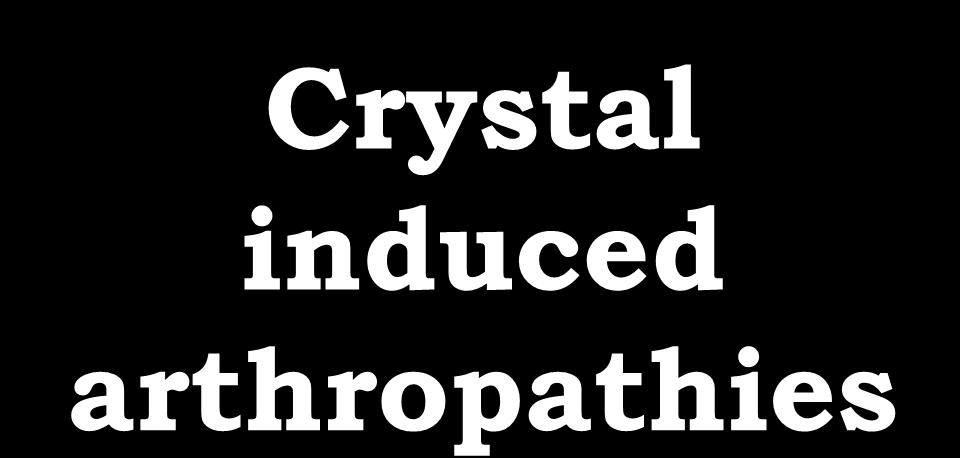 Crystal induced