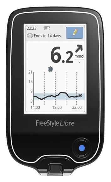 Important to Scan the Sensor Patients can check their glucose as often as they want. The sensor continuously measures glucose every minute.