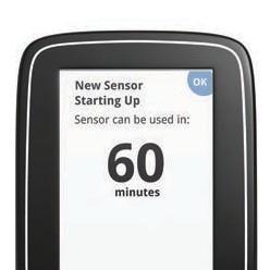 Hold the reader within 4cm of the sensor to scan it.