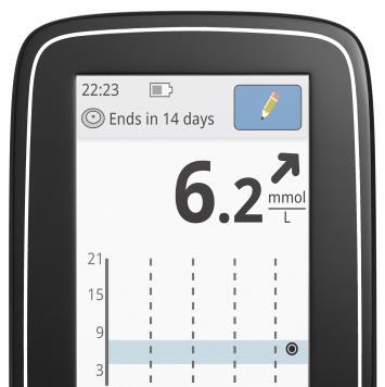 How to Check Glucose After activation, patients can check glucose in 60 minutes 1. Press the Home Button to turn on the reader. A screen showing Check Glucose will appear.