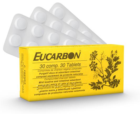 WHAT IS EUCARBON? EUCARBON AND IBS Eucarbon regulates the natural activity of the intestinal bowel function.