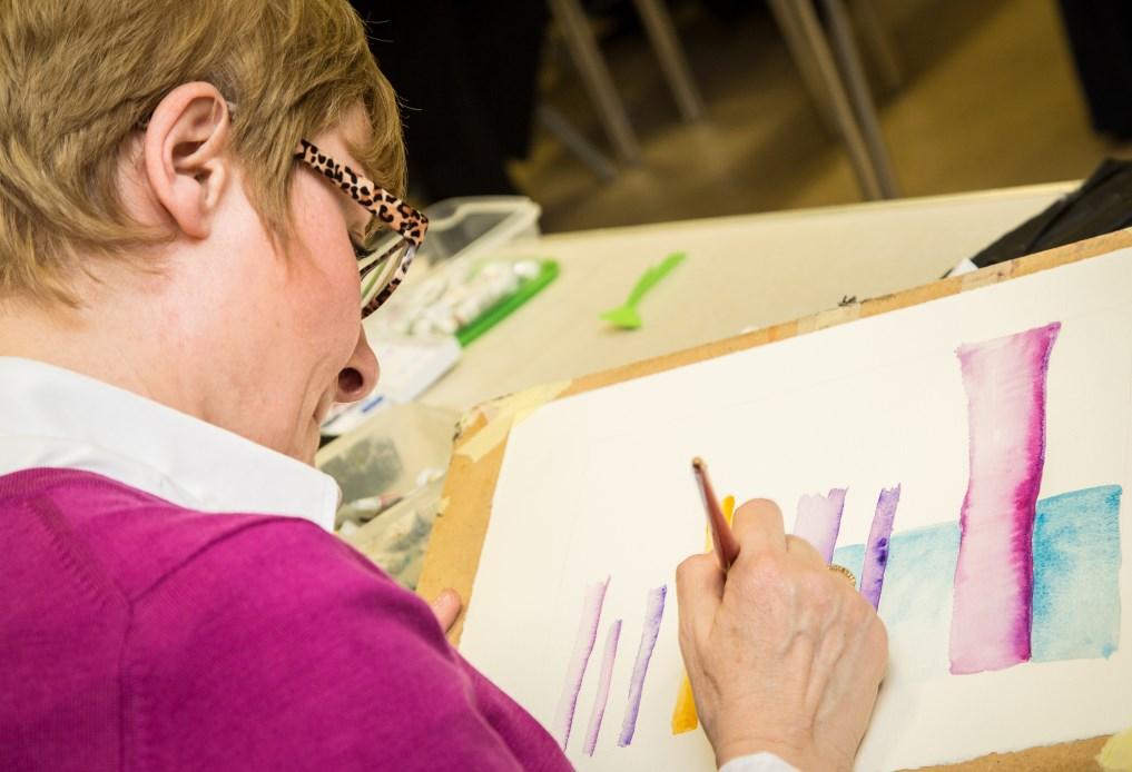 Creative Arts Courses Art for Expression Painting for Wellbeing This experiential course will introduce you to some non-directive creative visual art techniques.